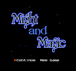 Might and Magic - Secret of the Inner Sanctum (USA) Title Screen